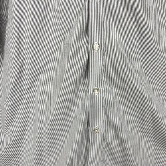 Calvin Klein Shirt Mens 16.5 34/35 Gray Slim Fit Performance Non-Iron Dress - Picture 6 of 15
